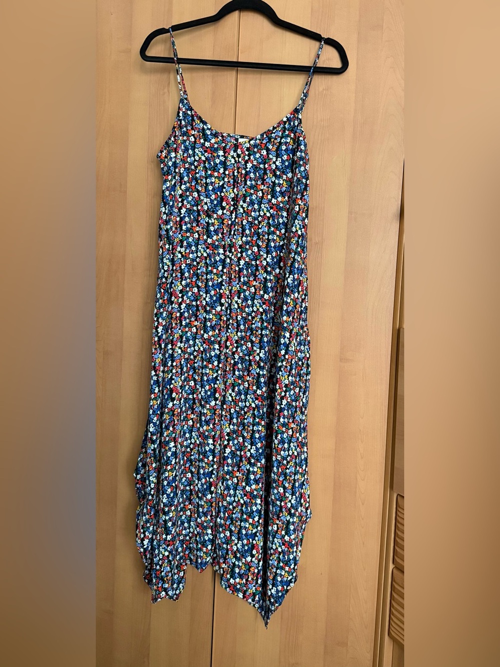 GAP Blue Multi Floral Maxi Dress